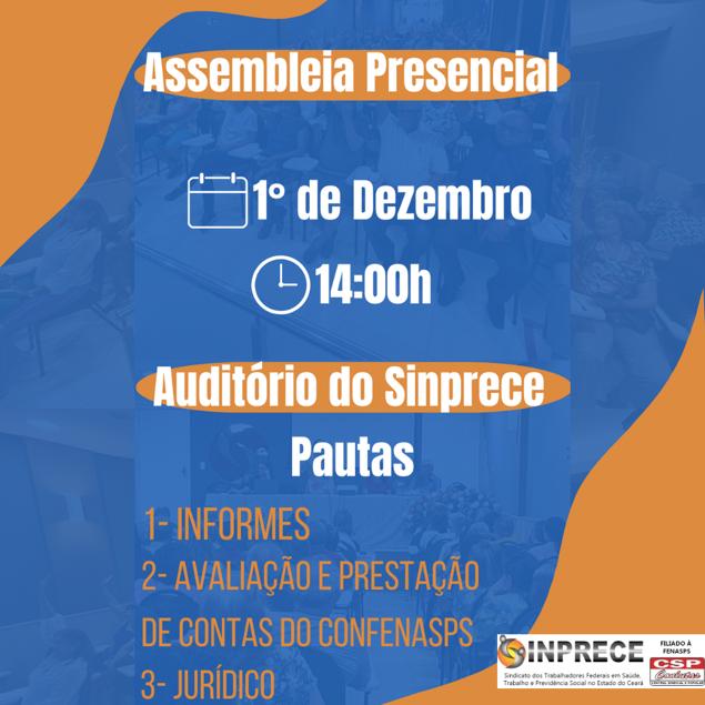 Assembleia Presencial Sinprece